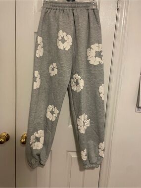 Denim tears grey joggers size M